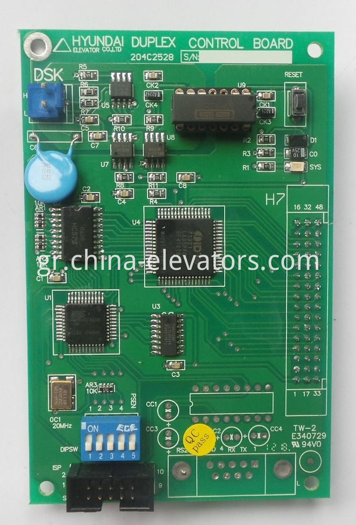 Hyundai Elevator Duplex Control Board 204C2528